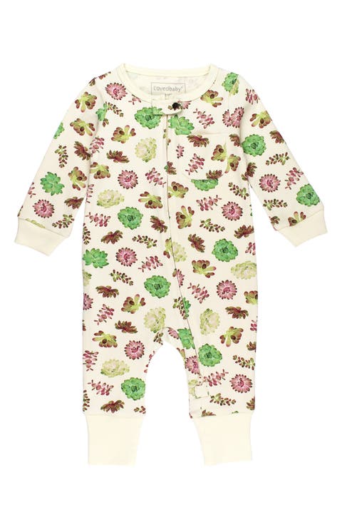 Organic Cotton Zip Romper (Baby)