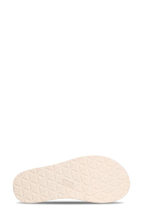 Teva Slim Flatform Sandal In Coconut