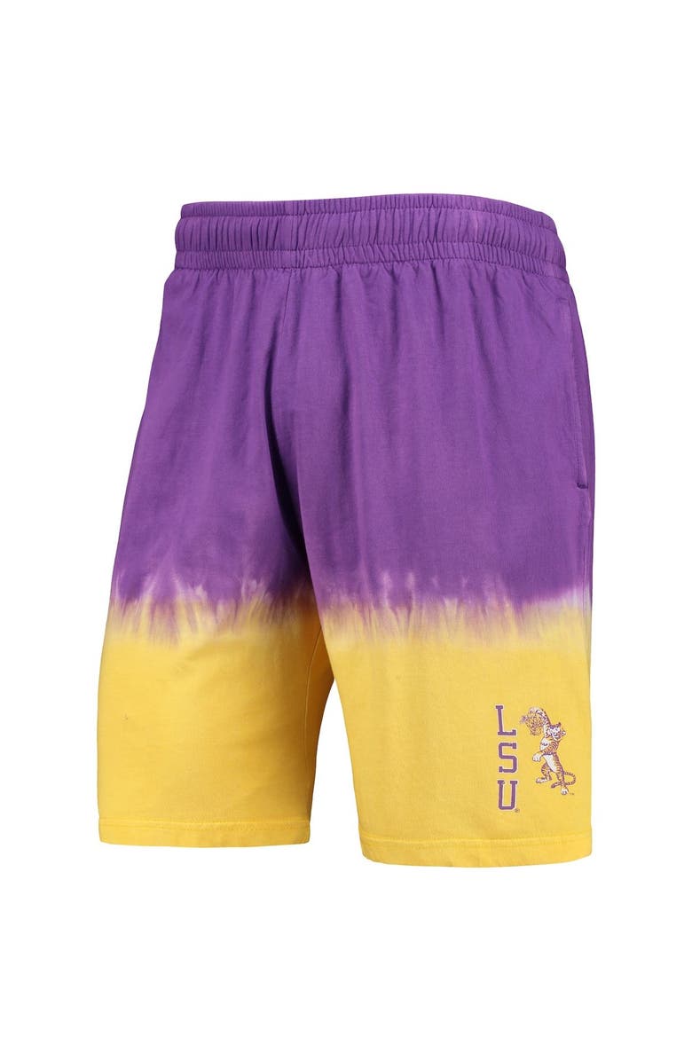 Mitchell & Ness Men's Mitchell & Ness Purple/Gold LSU Tigers Tie-Dye Shorts, Alternate, color, Purple