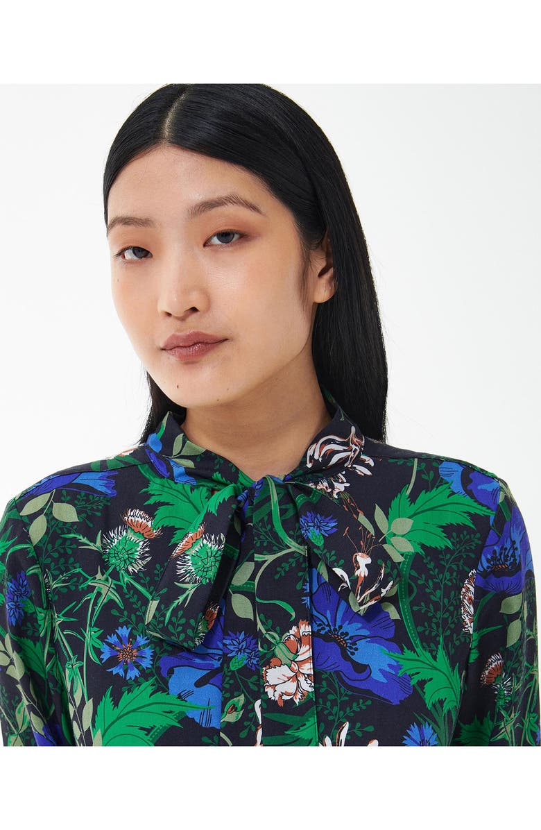 Barbour Alexandria Floral Long Sleeve Dress, Alternate, color, 