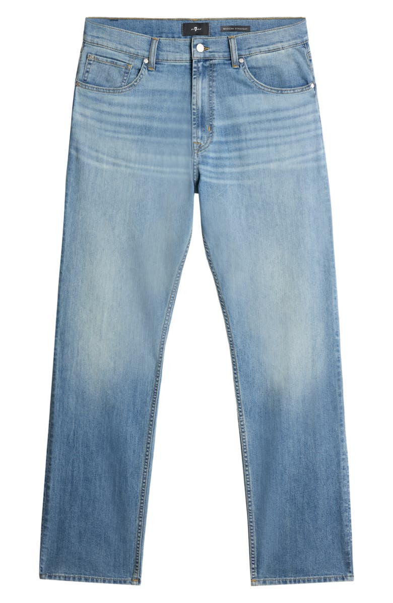 7 For All Mankind Airweft Modern Straight Leg Jeans, Alternate, color, Formentera