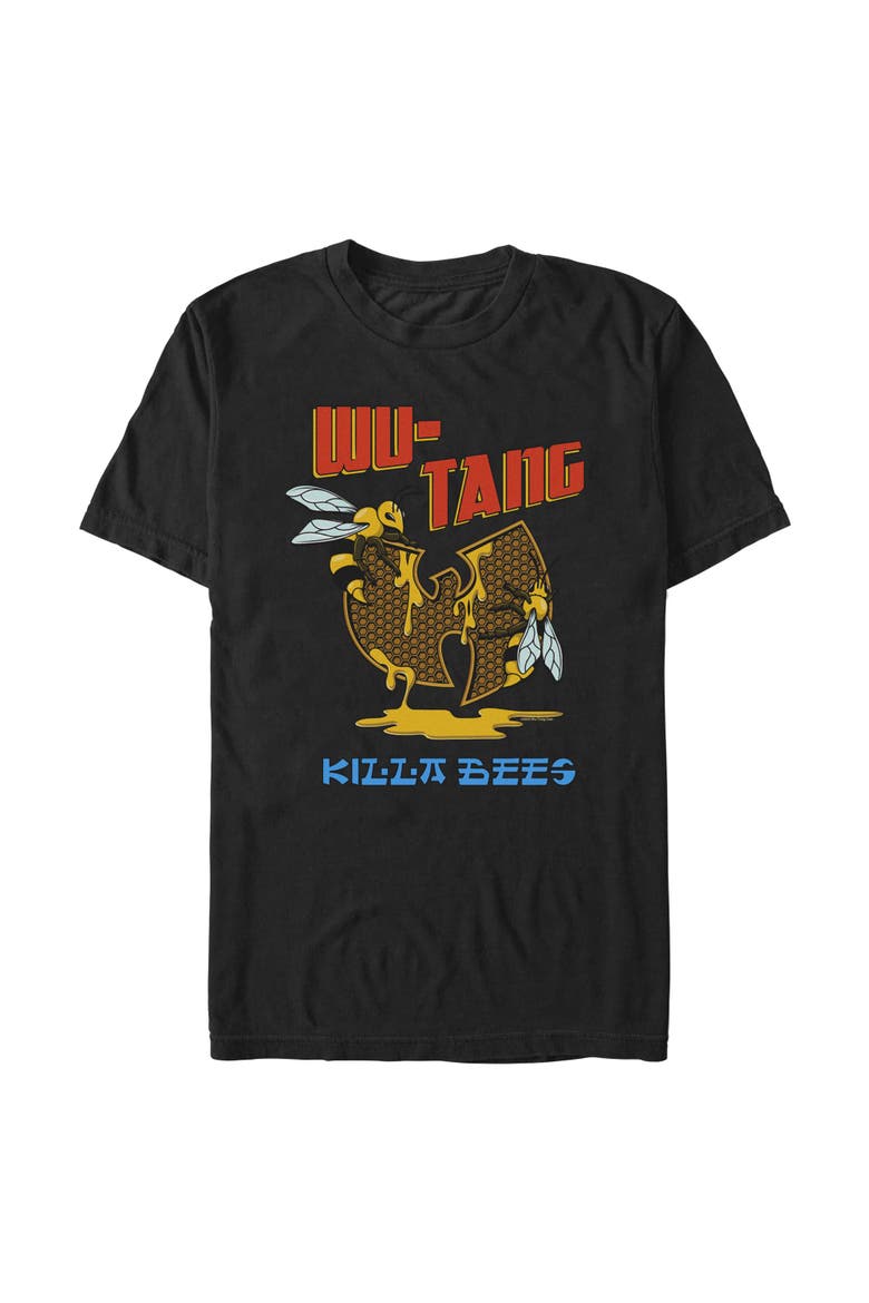 Men's Wu-Tang Clan Killa Bees Artwork Logo  Graphic T-Shirt, Main, color, Black