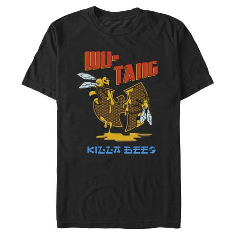 Men's Wu-Tang Clan Killa Bees Artwork Logo  Graphic T-Shirt