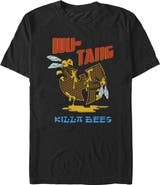 Wu-Tang Clan Men's Wu-Tang Clan Killa Bees Artwork Logo Graphic T-Shirt