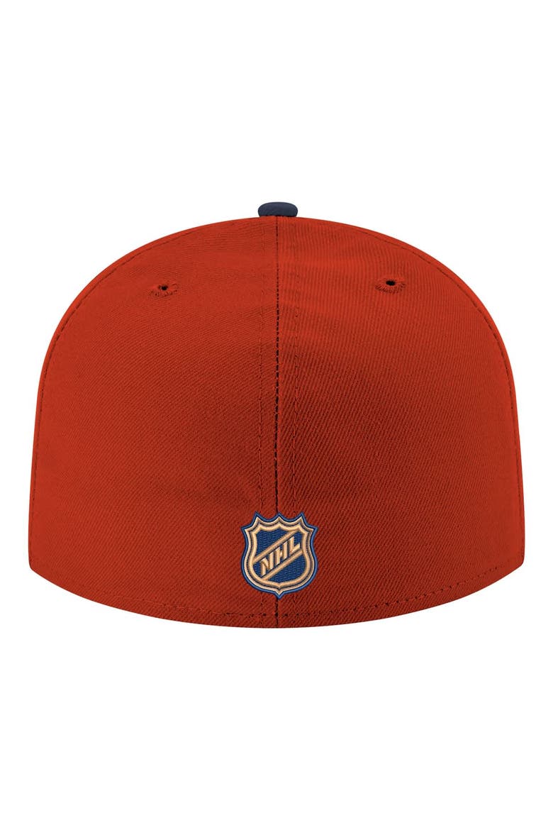 Men's New Era  Red Florida Panthers Core Logo Two-Tone 59FIFTY Fitted Hat, Alternate, color, Red