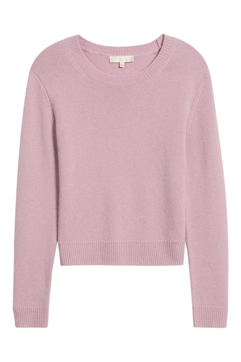 Maribelle Cashmere Pullover Sweater, Main, color, FIRESIDE PINK