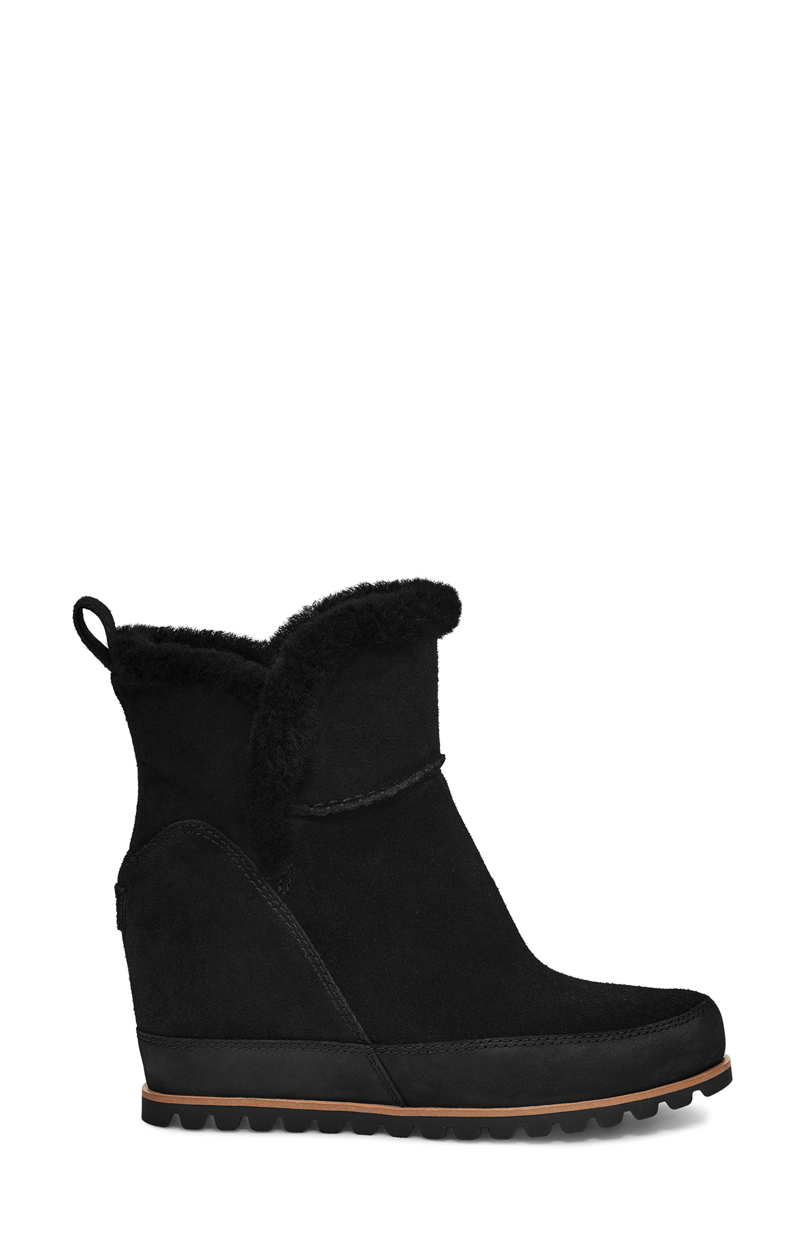 UGG<sup>®</sup> Malvella Waterproof Boot with Genuine Shearling Trim, Alternate, color, 