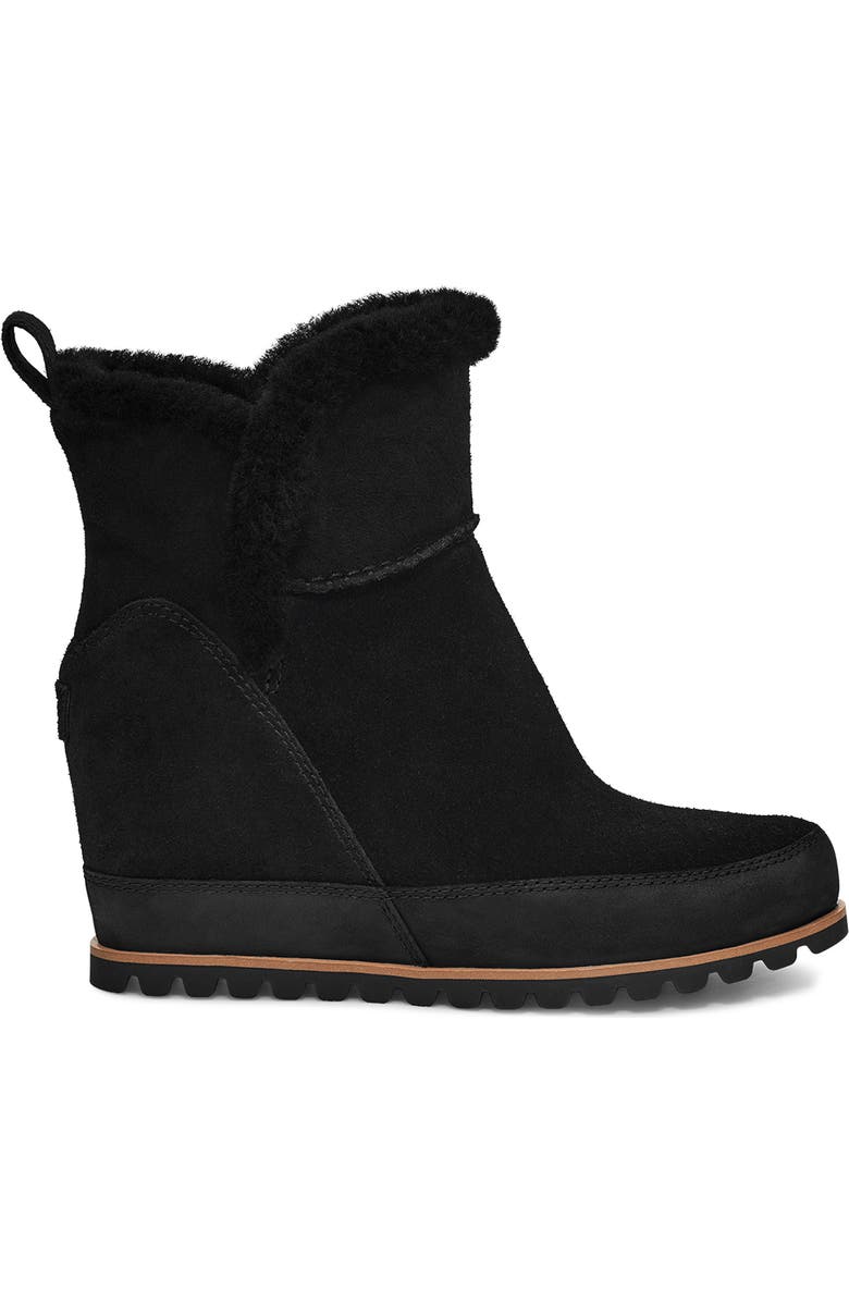 UGG<sup>®</sup> Malvella Waterproof Boot with Genuine Shearling Trim, Alternate, color,
