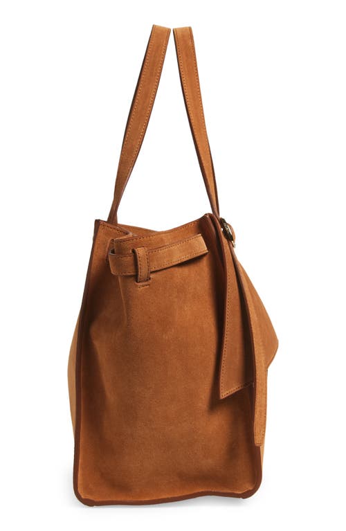 COPERNI COPERNI CABAS SUEDE BELTED TOTE