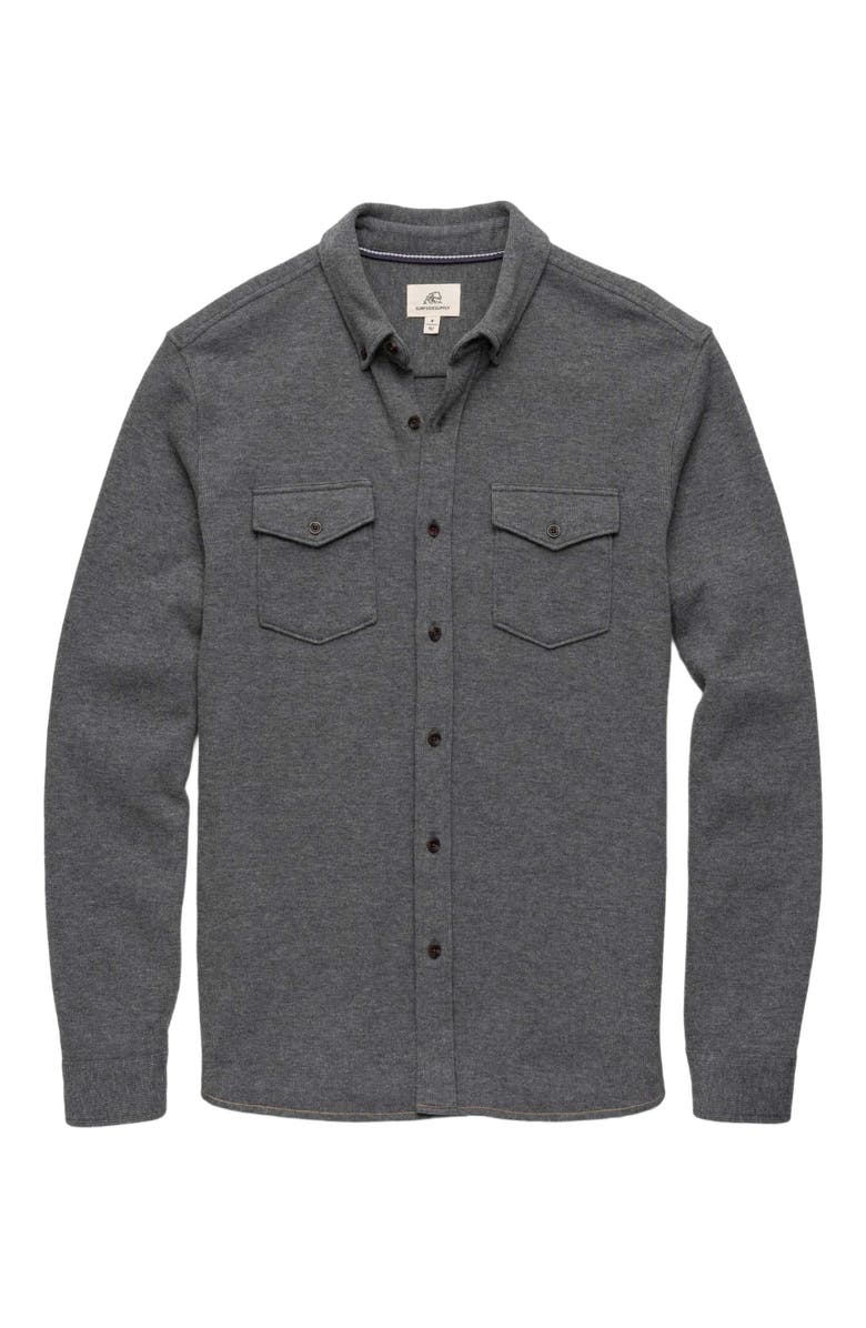 Surfside Supply Co. Rex Soft Knit Shirt, Main, color, Charcoal Heather