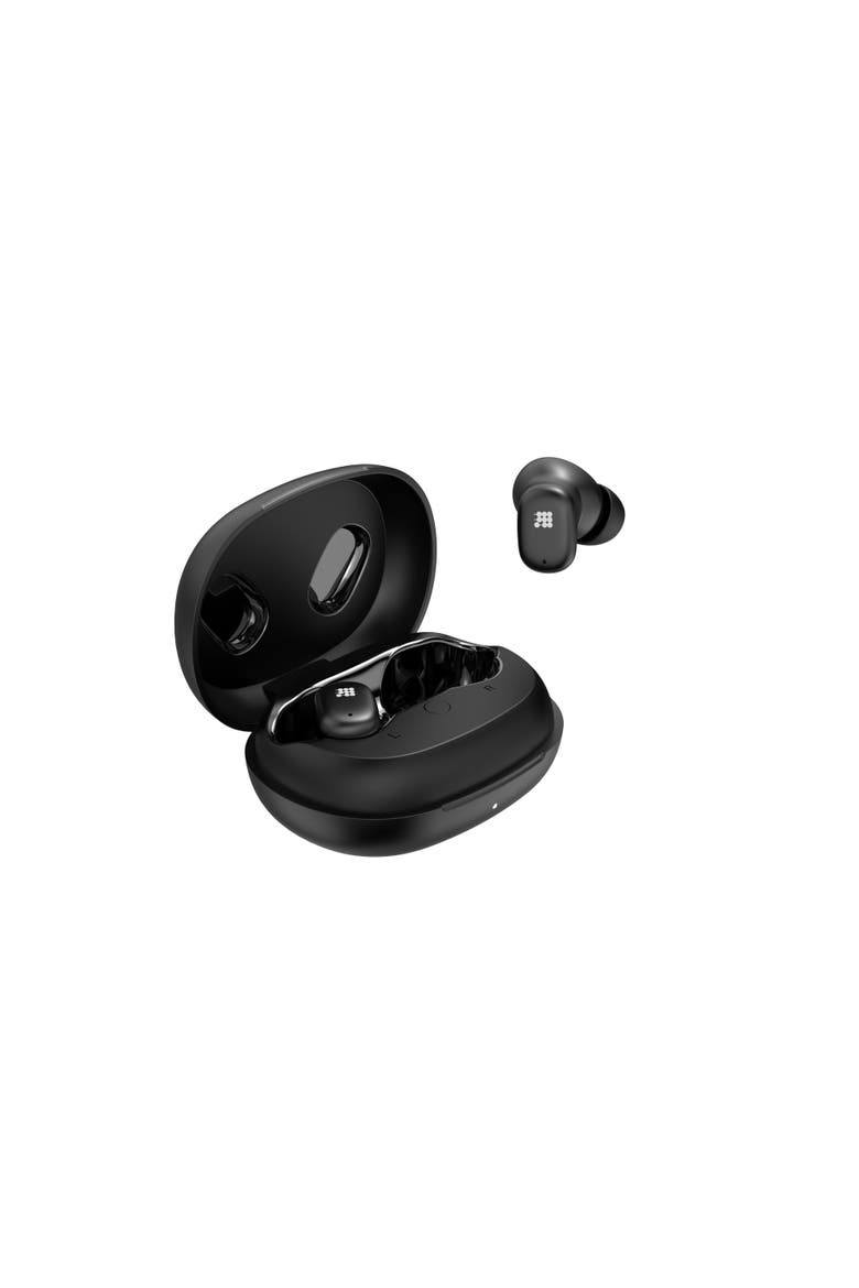 Power Earbuds Bluetooth 6.0, 55ms Latency, 5H Playback, 500mAh Case, ANC, USB-C Charging, Touch Controls, Voice Assistant, Alternate, color, Black