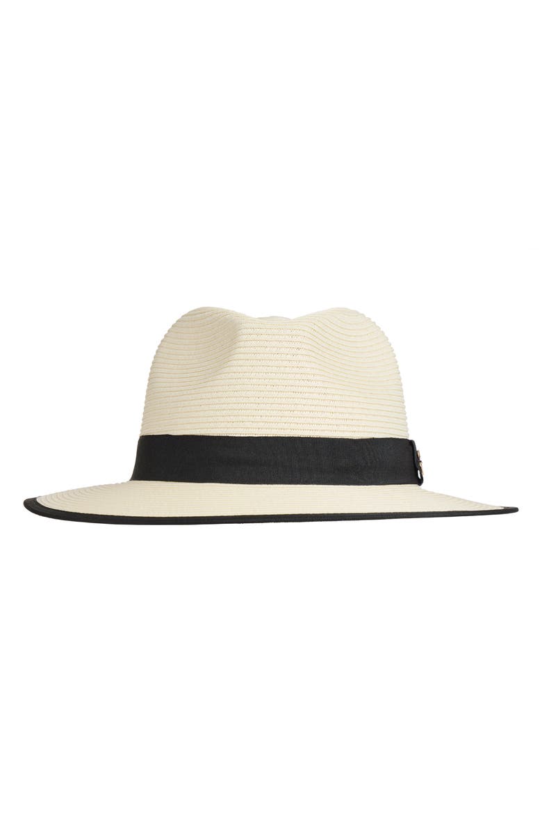 Bruno Magli Ribbon Trim Fedora, Main, color,