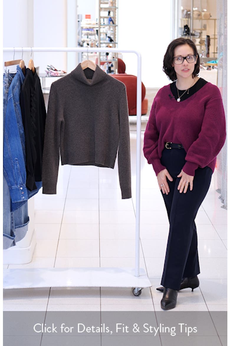 Hollyn Cashmere Turtleneck Sweater video