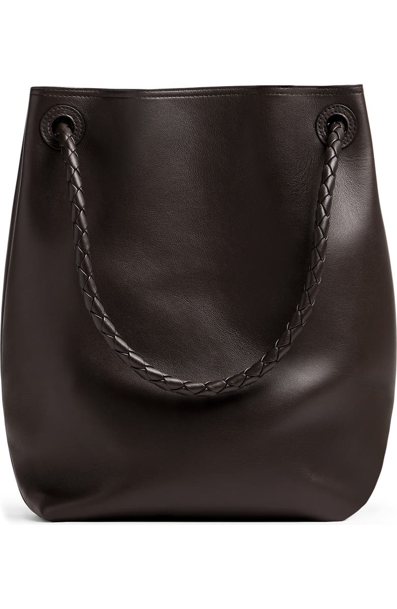 Bottega Veneta Andiamo Leather Bucket Bag, Alternate, color, 2190 Fondant-M Brass