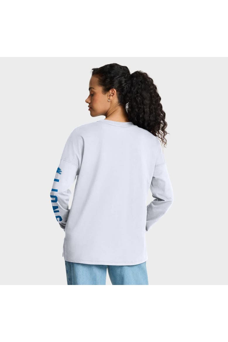 Women's Fanatics White Detroit Lions Hometown Legacy Long Sleeve T-Shirt, Alternate, color, White