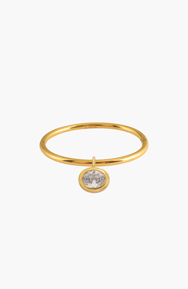 Joiana Jewelry Birthstone Bangle, Main, color, Diamond / Gold
