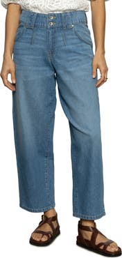 Sanctuary Side Car High Waist Ankle Barrel Jeans