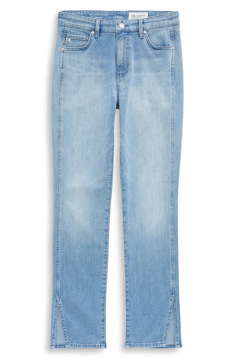AG Mari Mid Rise Slim Straight Leg Jeans, Alternate, color, Flight