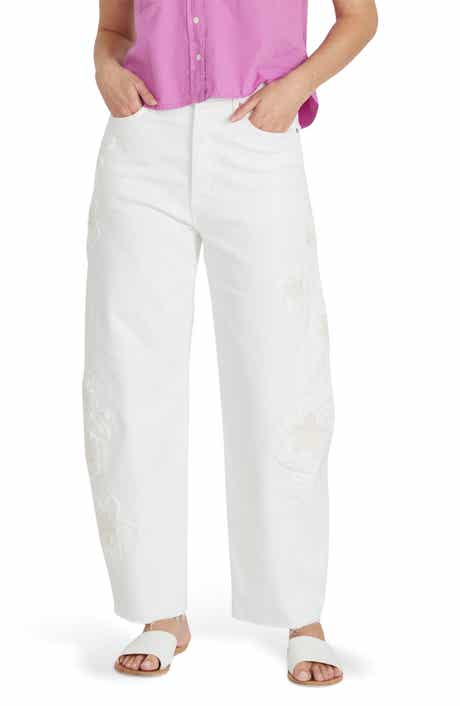 Driftwood Parker x Petunia Patchwork High Waist Wide Leg Jeans