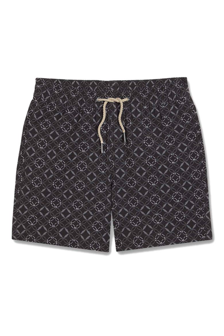 Kids' Bayberry Water Repellent Swim Trunks, Main, color, SEA CIRCLES