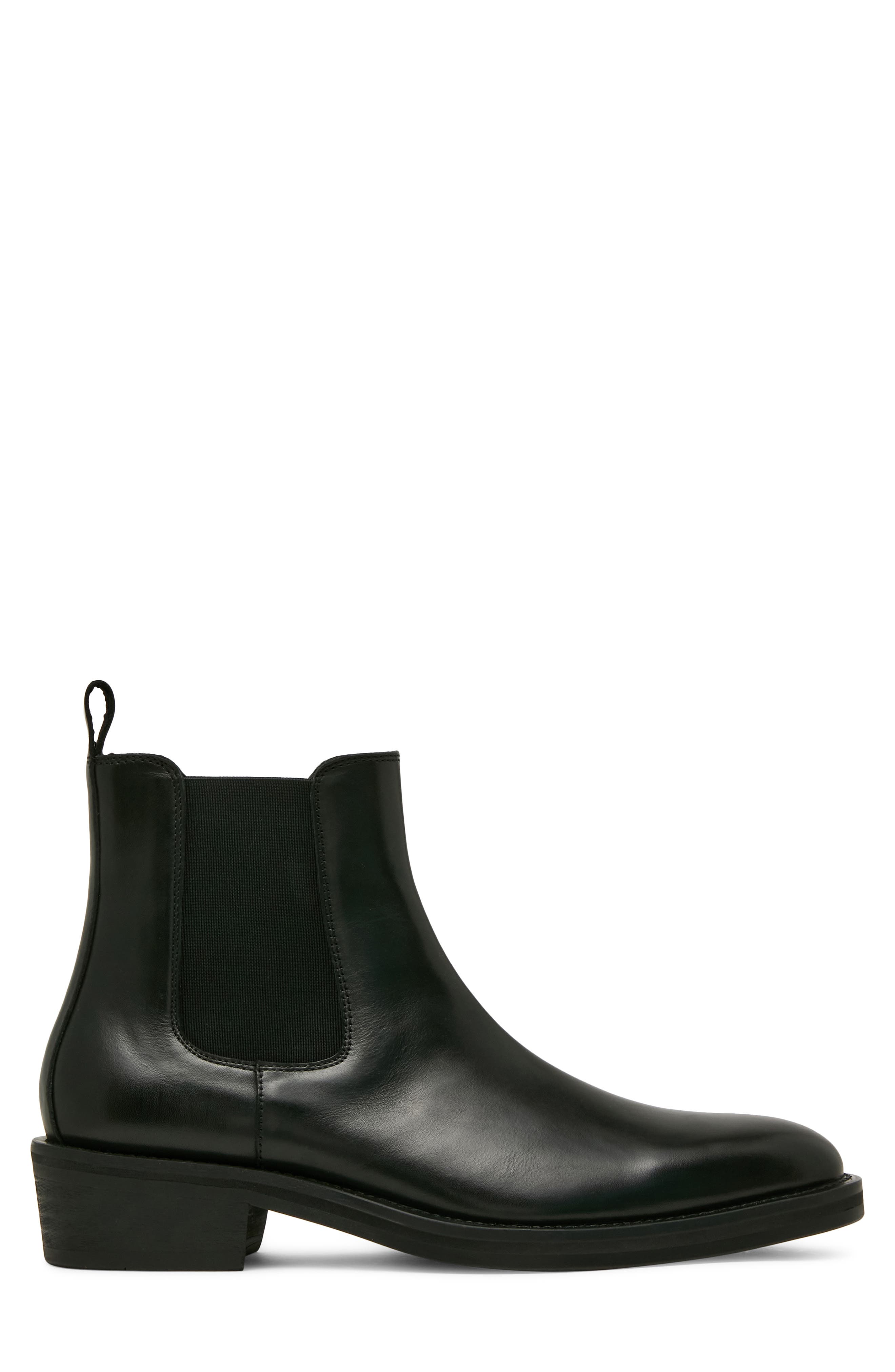 Devera Leather Chelsea Boot, Alternate, color, BLACK LEATHER