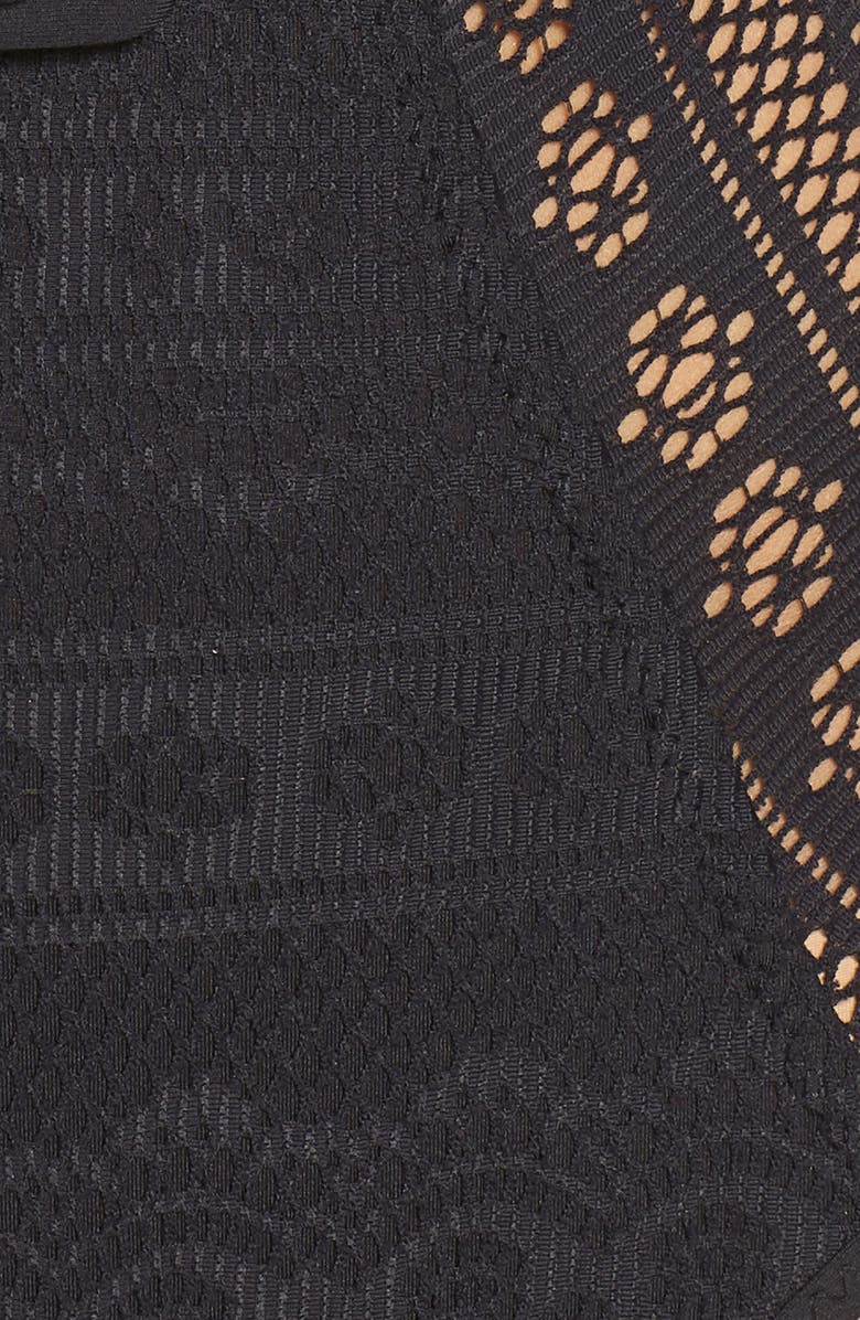 Becca Color Play Belted One-Piece Swimsuit, Alternate, color, 