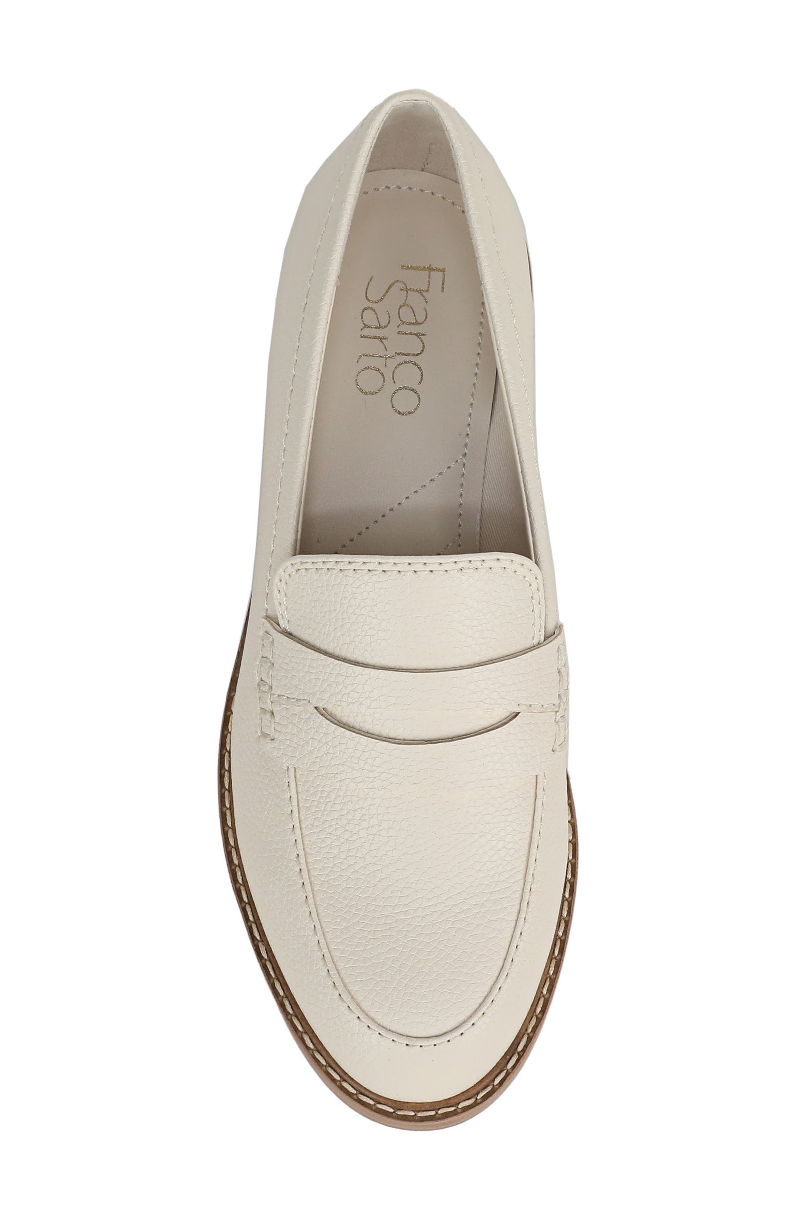 Franco Sarto Alora Penny Loafer, Alternate, color, Panna