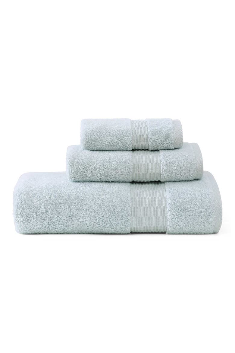 Long Branch 3-Piece Towel Set, Main, color, LIGHT PASTEL BLUE