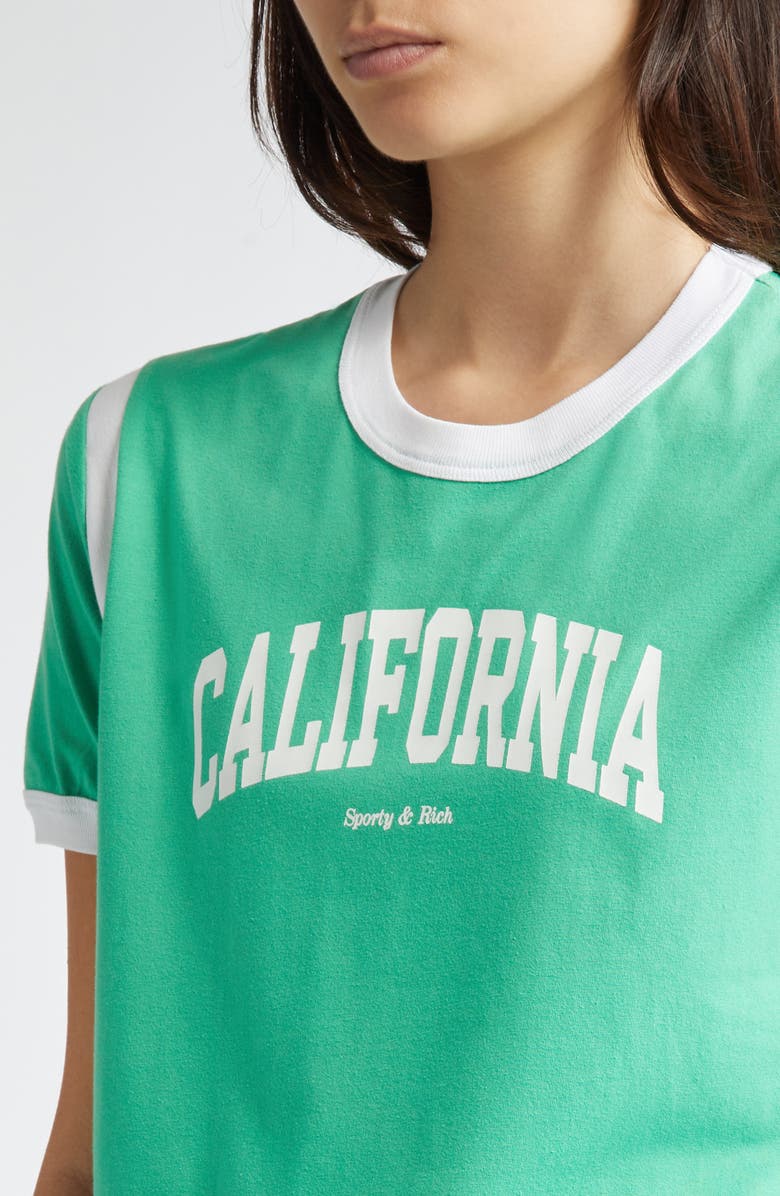 Sporty & Rich California Sports Cotton Blend Graphic T-Shirt, Alternate, color,