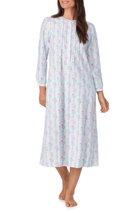 Ballet Long Sleeve Flannel Nightgown