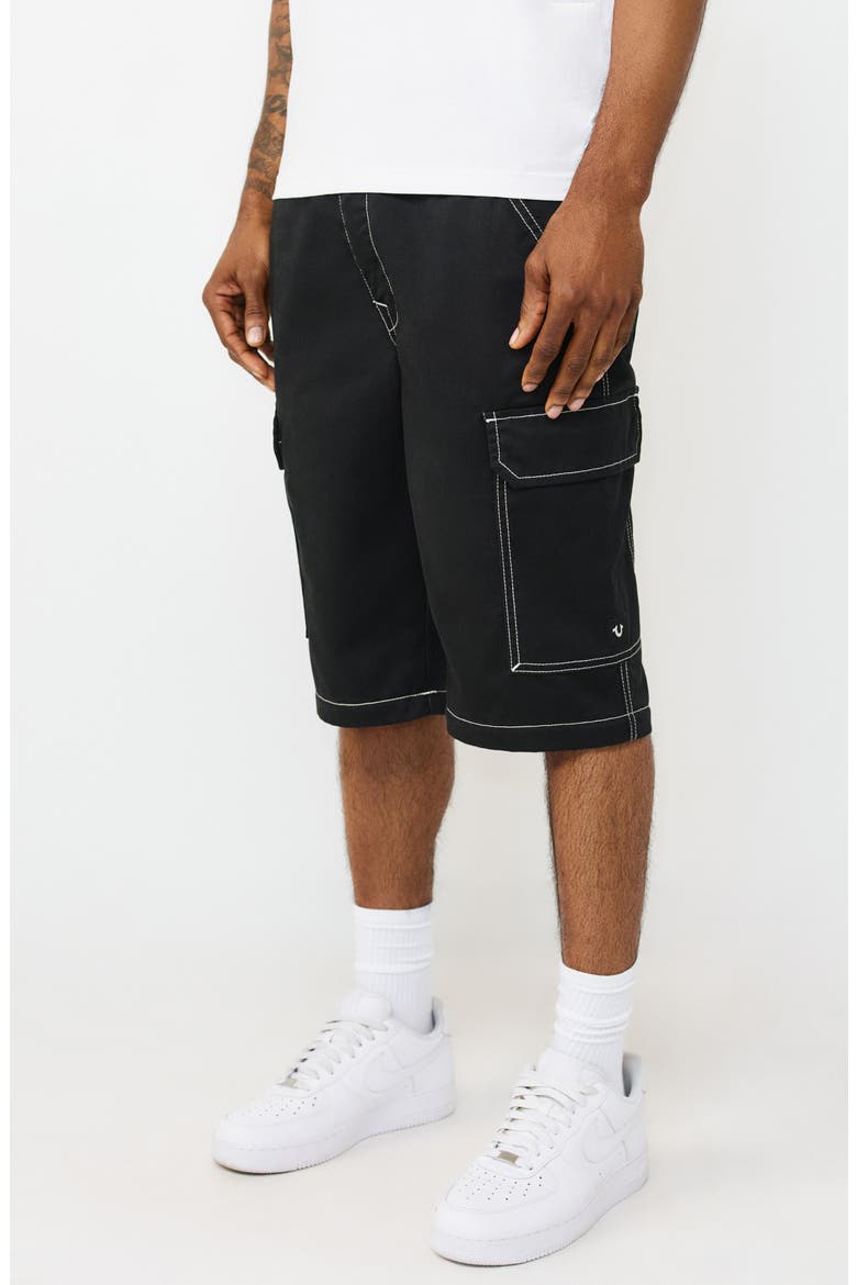 Convertible Zipper Cargo Pants, Alternate, color, JET BLACK