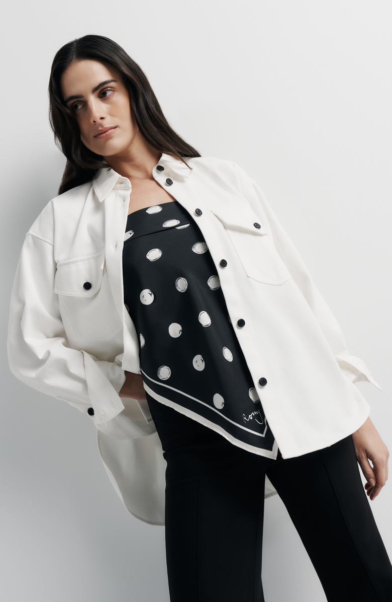 Romy Maggie Jacket, Alternate, color, White