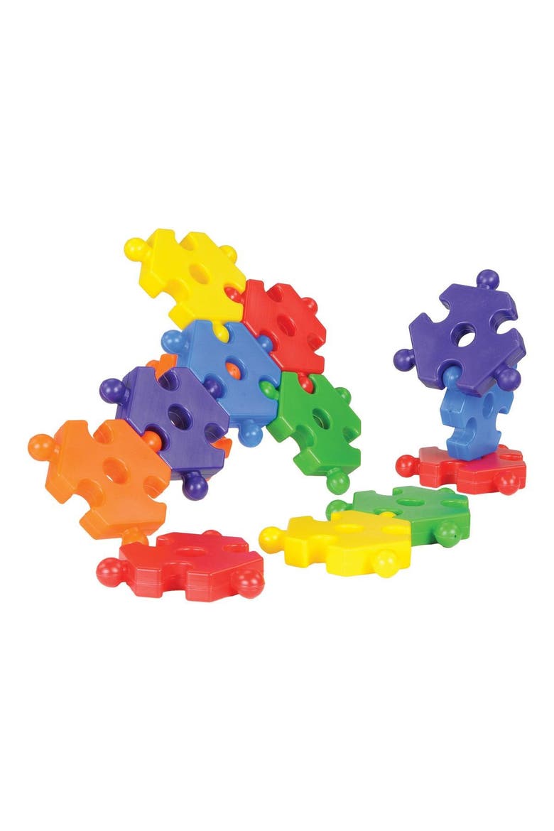 Jumbo Hexagon Manipulative Set - 48 Pieces, Main, color, Multicolored