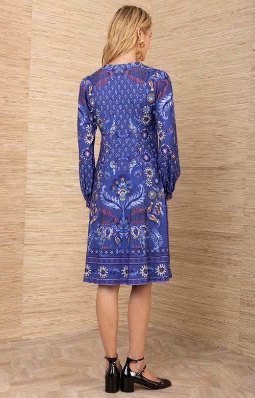 Hale Bob Kimora Jersey Dress In Blue