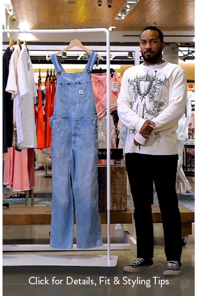 Cotton Denim Bib Overalls video
