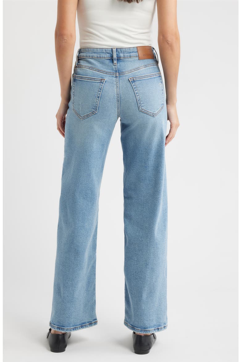 Wide Leg Dad Jeans, Alternate, color, MEDIUM WASH