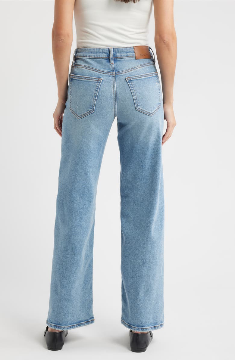HIDDEN JEANS Wide Leg Dad Jeans, Alternate, color, Medium Wash