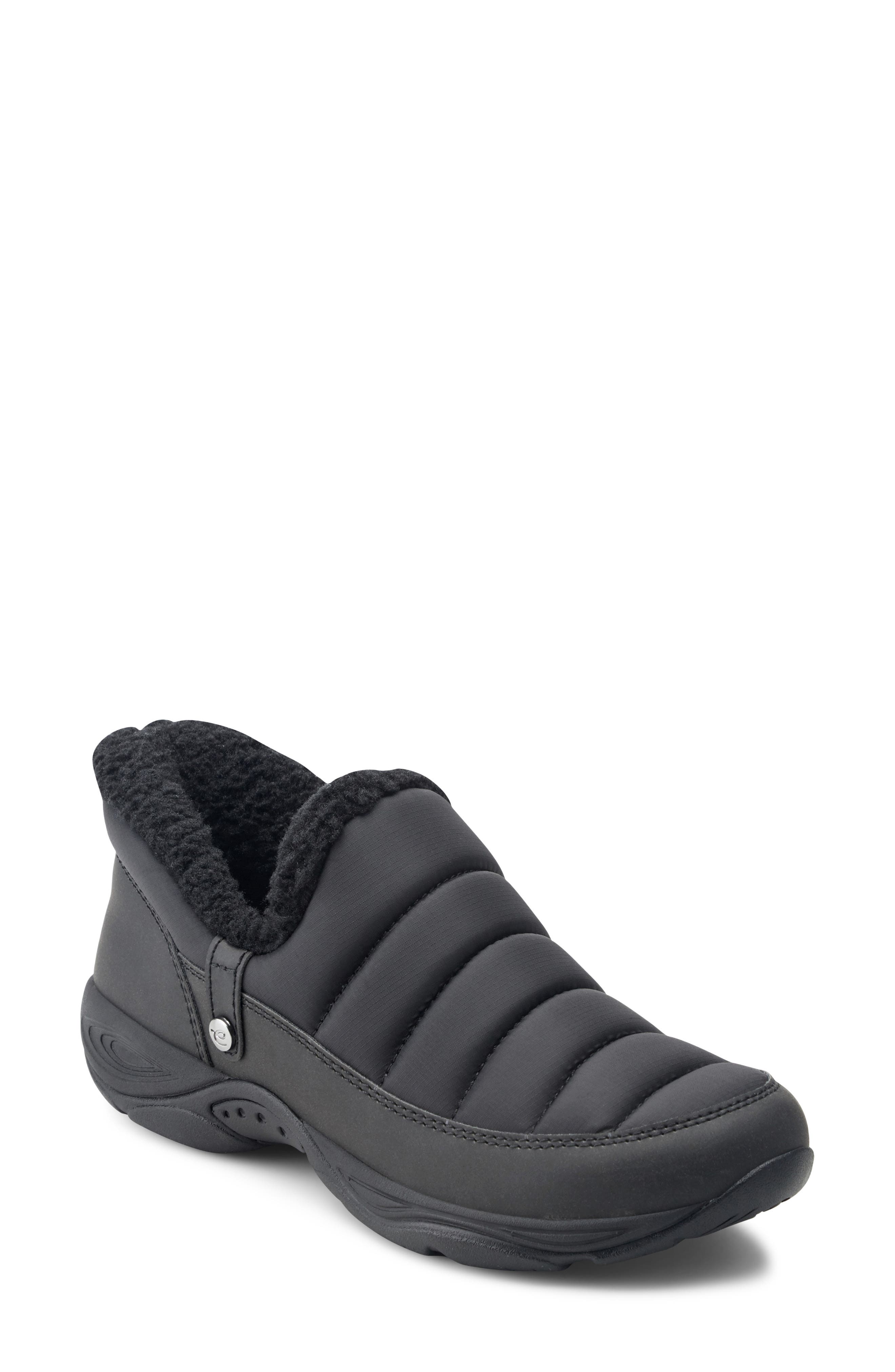 Egor Water Repellent Slip-On Bootie, Main, color, BLACK