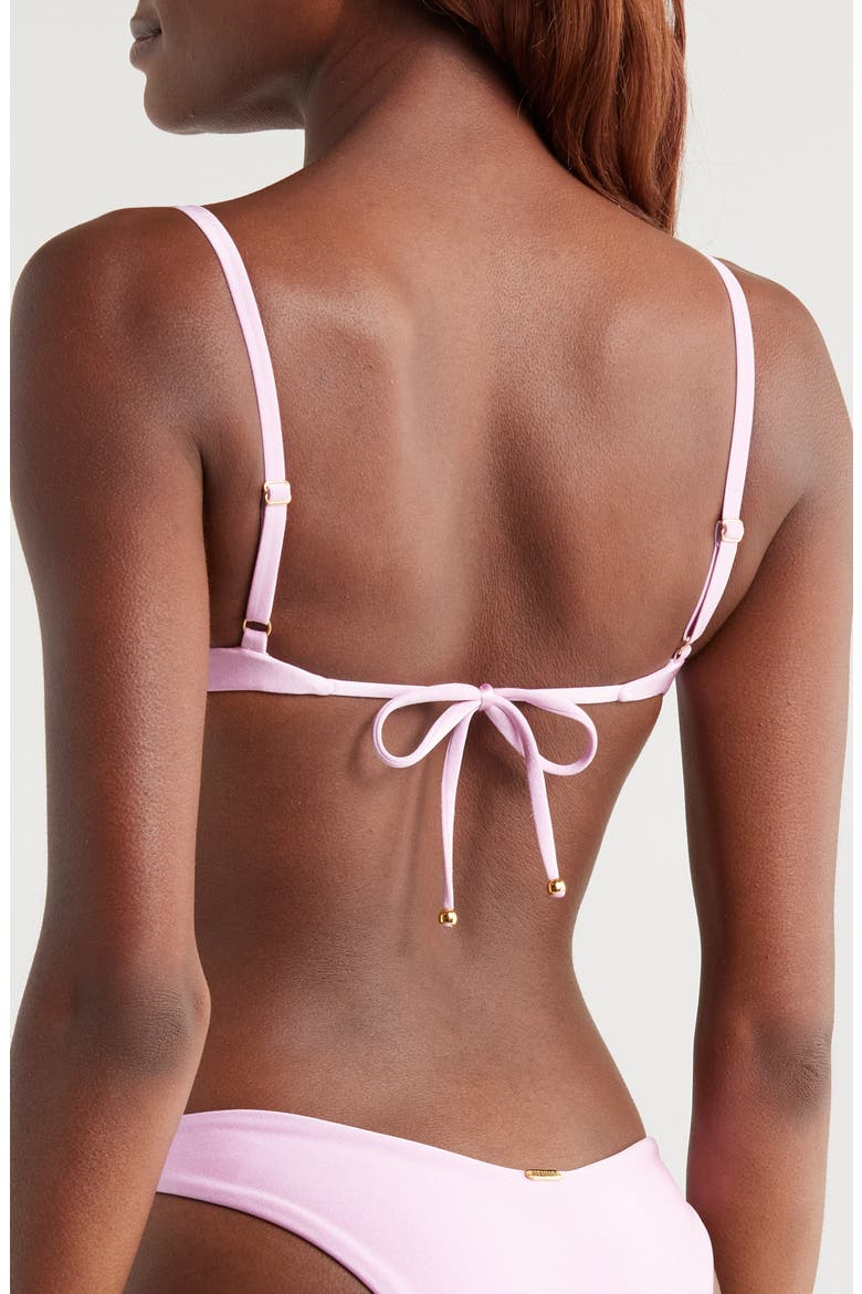 Nezia Underwire Bikini Top, Alternate, color, ROSE