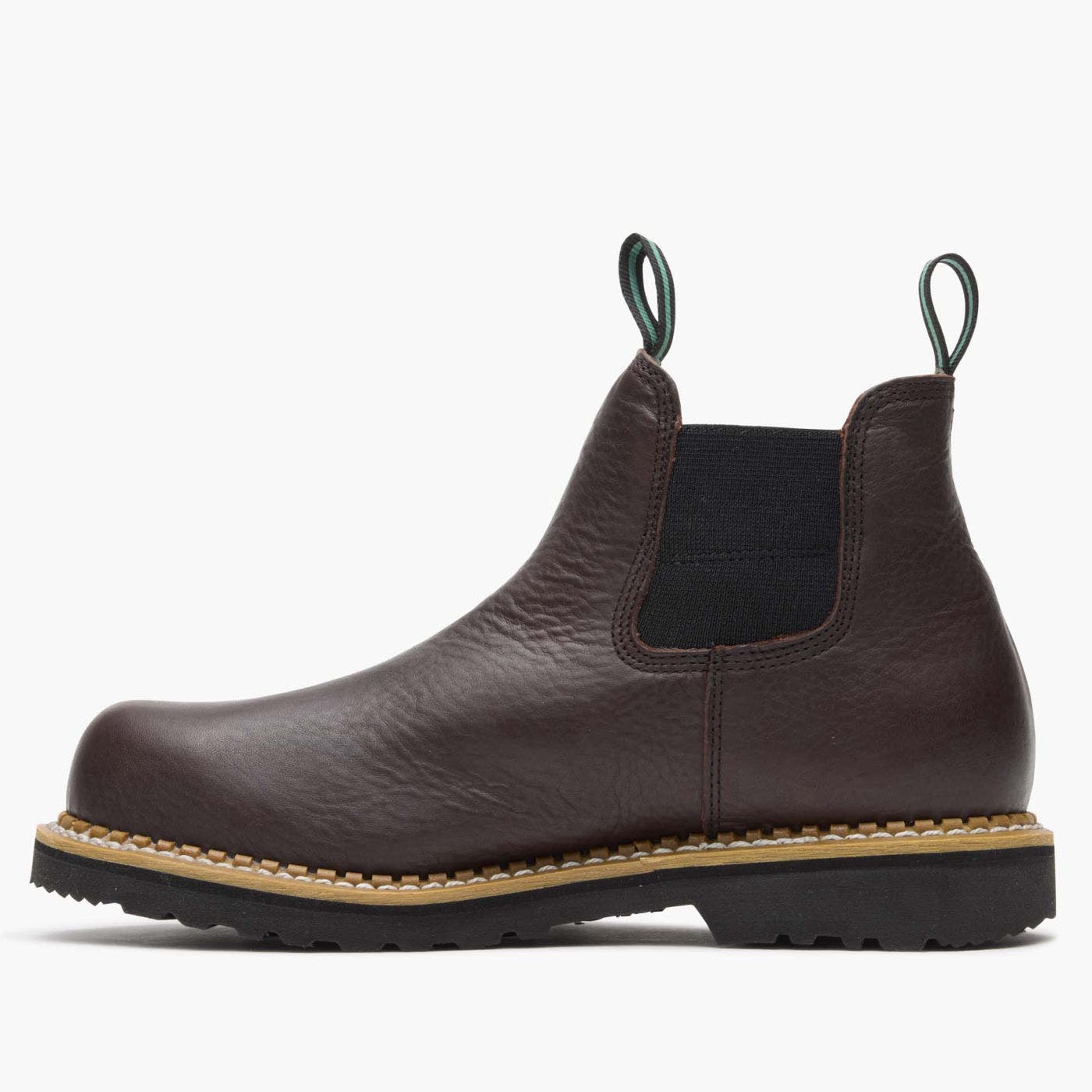 Georgia Boot High Romeo Steel Toe Boot, Alternate, color, Soggy Brown