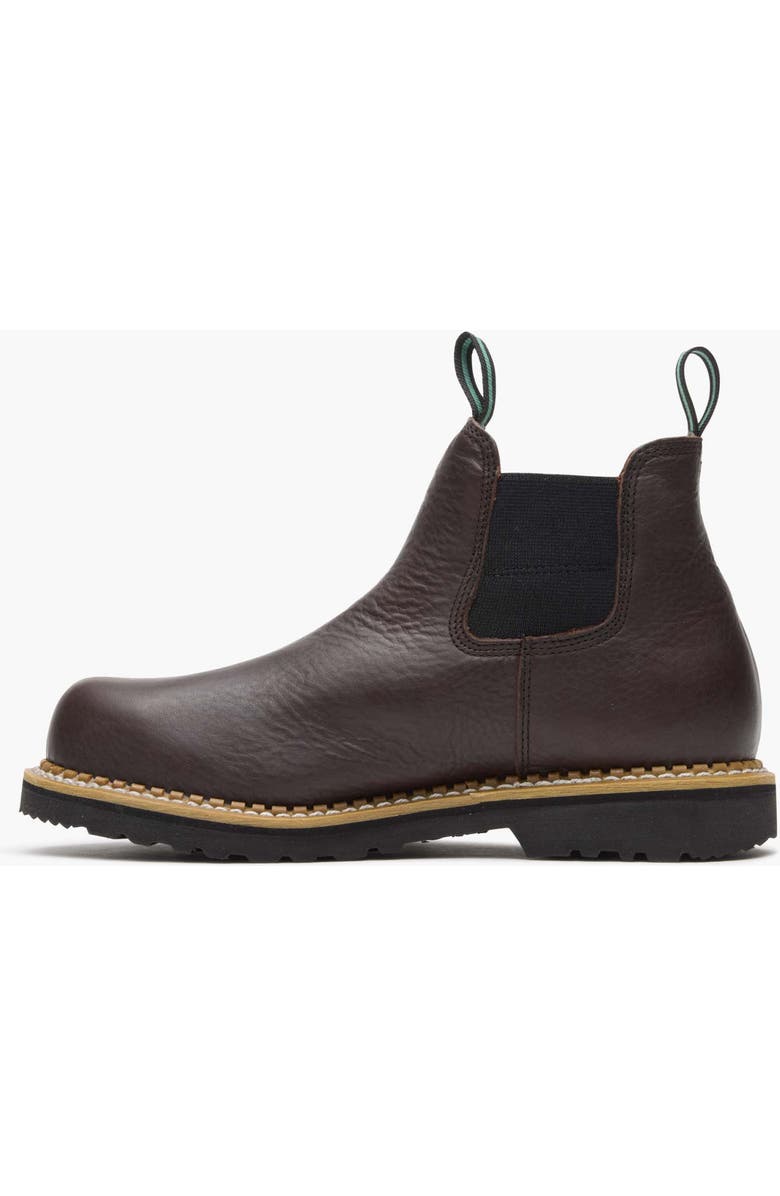 Georgia Boot High Romeo Steel Toe Boot, Alternate, color, Soggy Brown