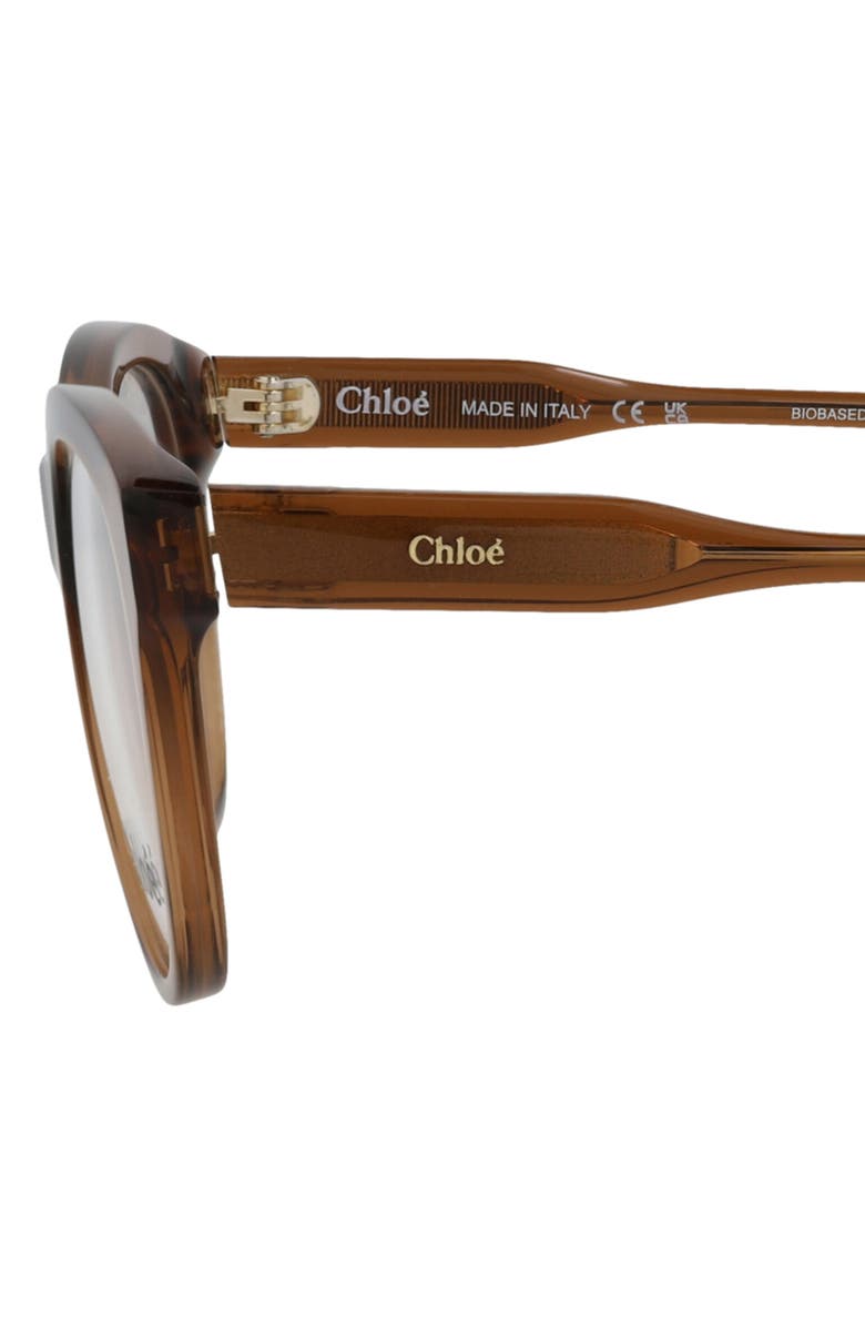 Chloé 49mm Cat Eye Optical Glasses, Alternate, color,