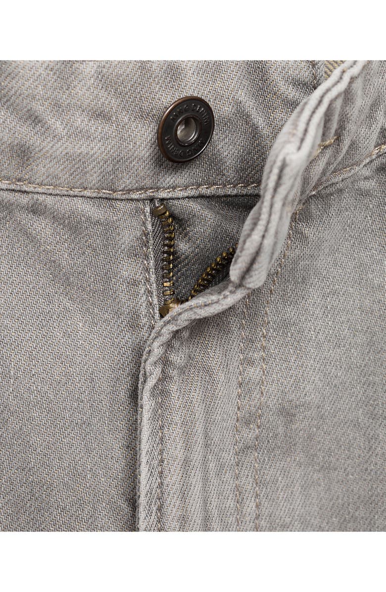 MANGO Moby Straight Fit Cotton Jeans, Alternate, color, Denim Grey