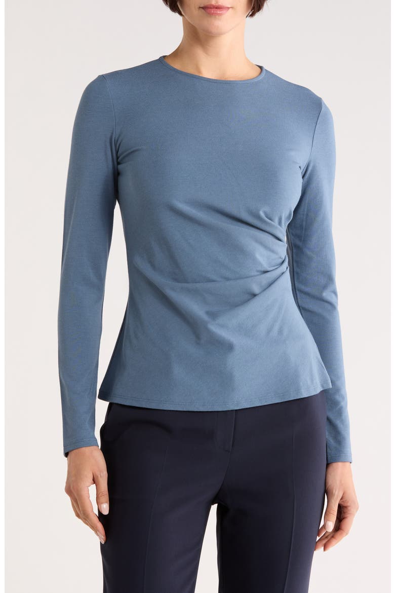 Mirinz Ruched T-Shirt, Main, color, BERING