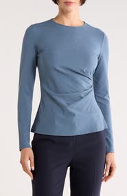 Theory Mirinz Ruched T-Shirt