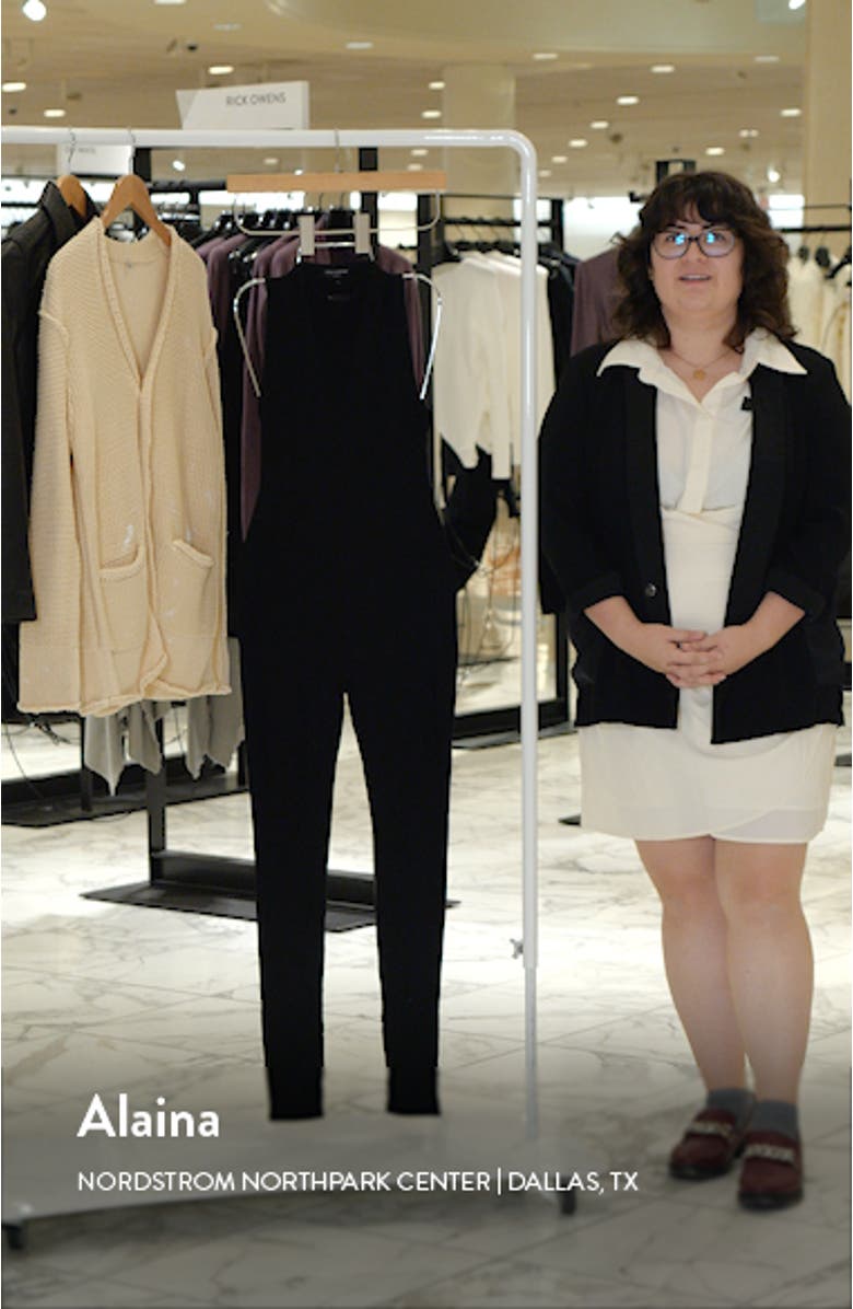 Holed Back Sleeveless Jumpsuit, sales video thumbnail