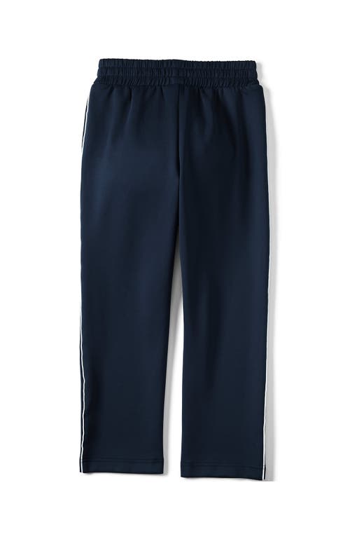 Lands' End School Uniform Coed Active Performance Track Pants In Black