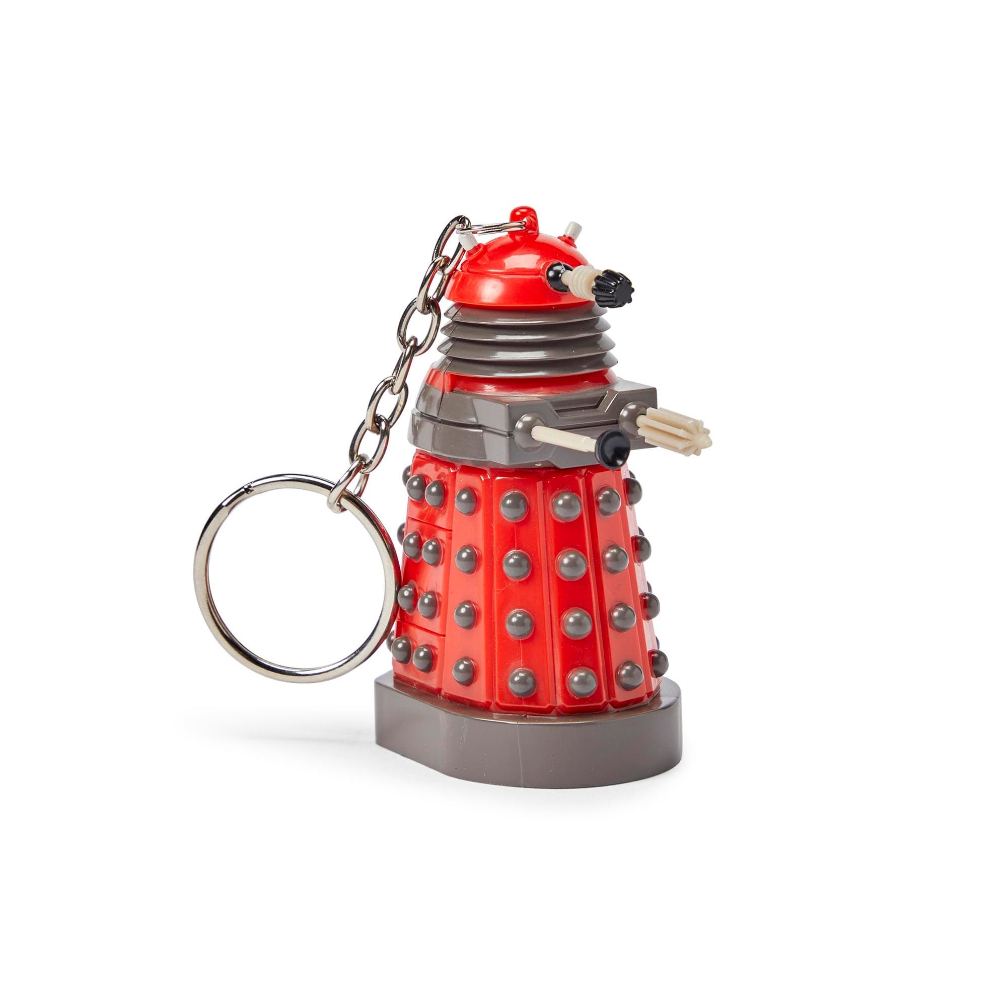Toynk Doctor Who Red Dalek Keychain Flashlight, Alternate, color, Red