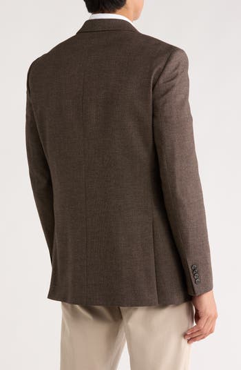 Textured Two-Button Sport Coat