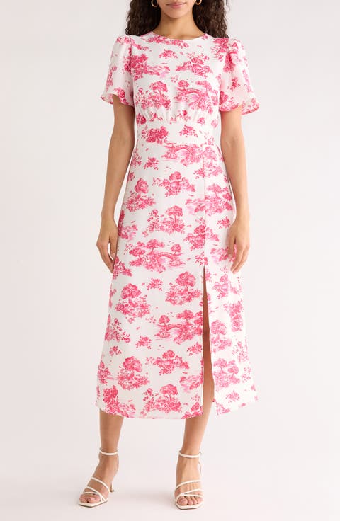 Ainsley Meadow Bloom Midi Dress